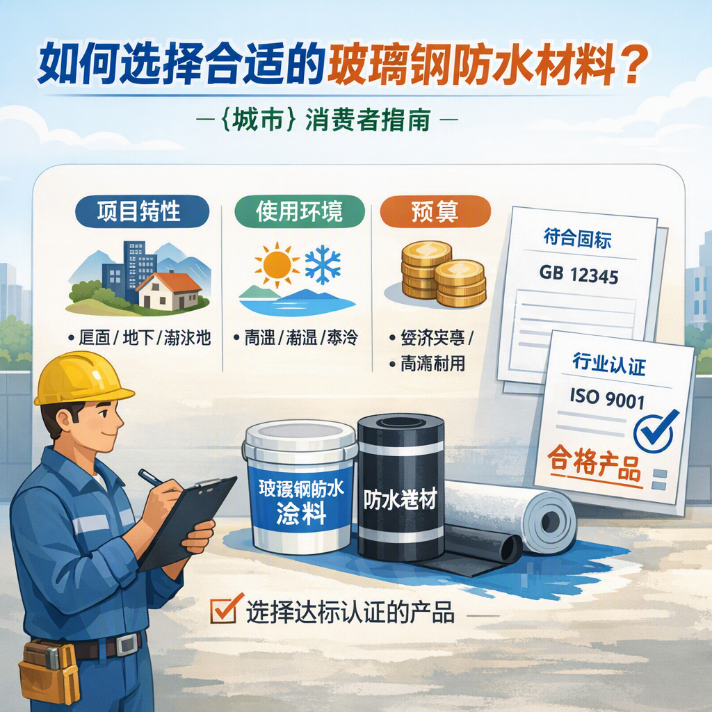 如何判定玻璃钢防水材料的合格标准？ 昌吉 消费者指南