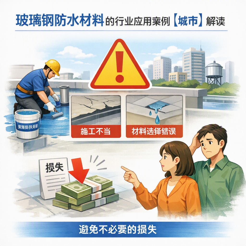 玻璃钢防水材料的行业应用案例，昌吉解读