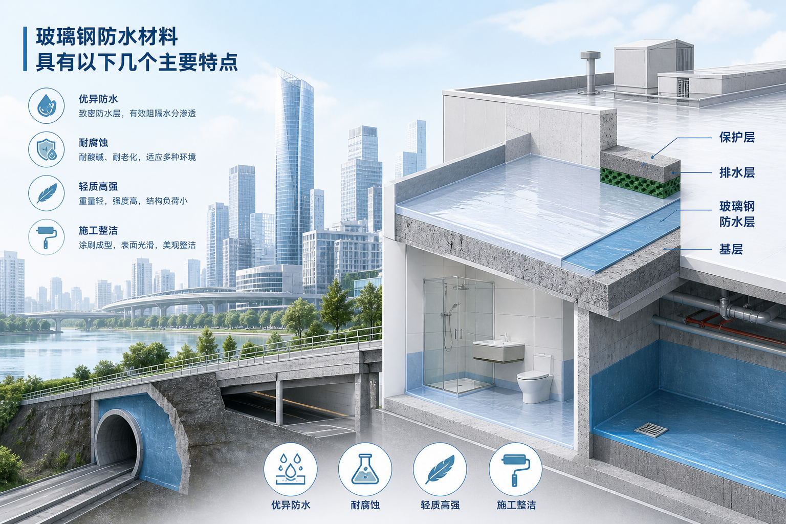 2023年玻璃钢防水材料市场趋势分析，关注 昌吉 发展